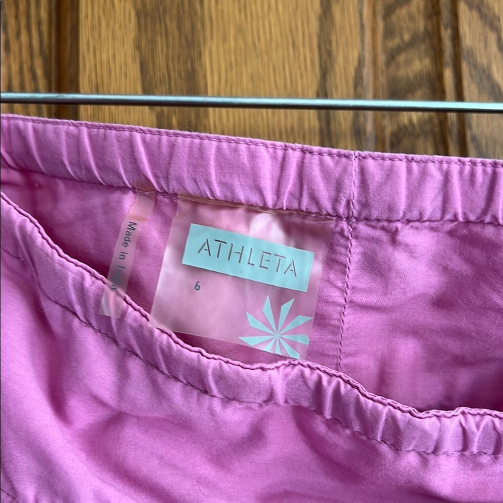 Athleta pink mini skirt size 6 - Picture 2 of 6